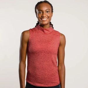 Oiselle Light Lux Mock Neck Tank